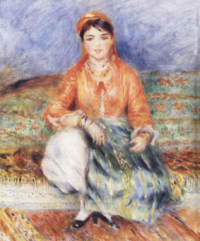 Pierre-Auguste Renoir Seated Algerian France oil painting art